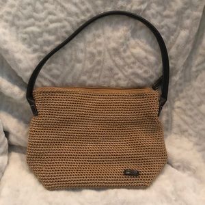 Beautiful tan & brown Sak bag in great condition